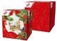 Mouchoirs en papier Linteo Linteo BOX, 3 couches - dessin de No&#235;l 60 pcs