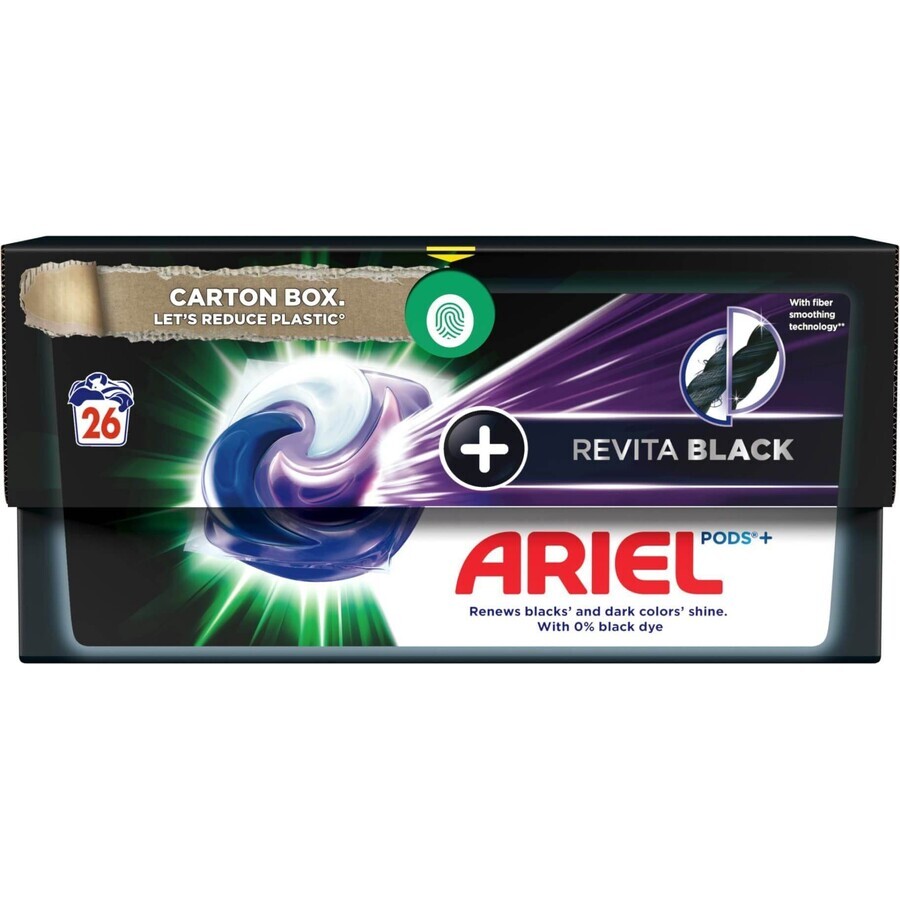 Ariel + capsule Negru 26 buc