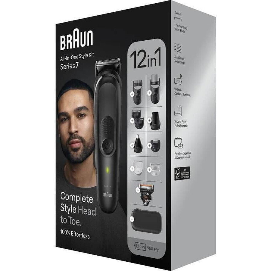 Kit de coiffage tout-en-un MGK7460 Series 7 de Braun