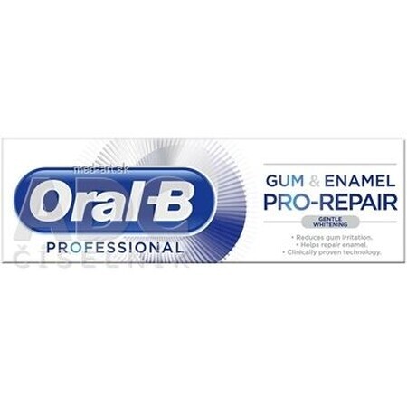 Oral-B Gum & Enamel pro-repair Gentle Whitening toothpaste 1x 75 ml