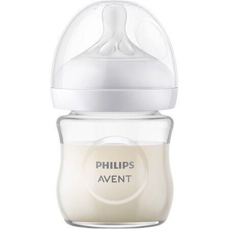 Philips Avent Natural Response Biberon de sticlă 120ml, 0m+