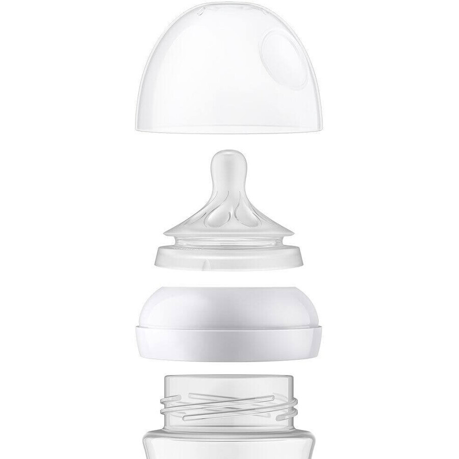 Philips Avent Natural Response Biberon de sticlă 120ml, 0m+