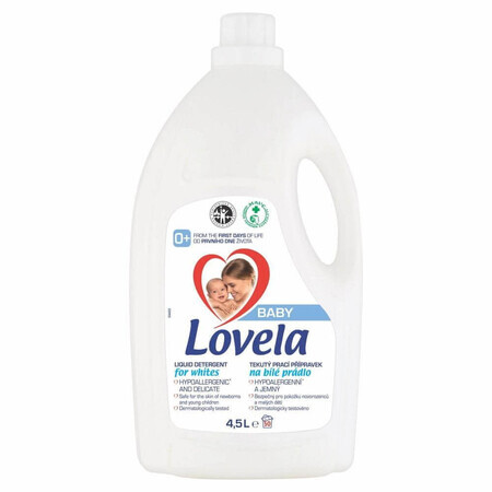 Lovela Baby détergent liquide blanc 4.5 l