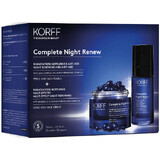 Pachet cadou Korff Complete Night Renew - perle regeneratoare + ser