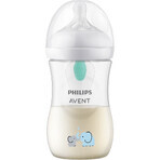 Philips Avent Biberón Natural Response con válvula AirFree 260 ml, elefante 1m+