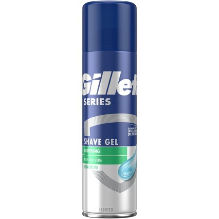 Gel de bărbierit Gillette Series Sensitive 200 ml