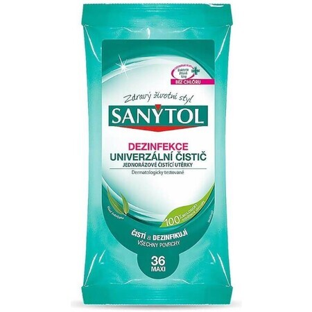 Sanytol Disinfection Lingettes nettoyantes jetables 36 pcs