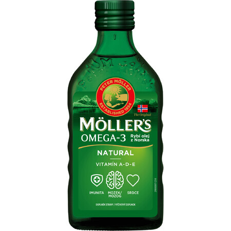 Mollers Omega 3 Fischöl Natur Lebertran 250 ml