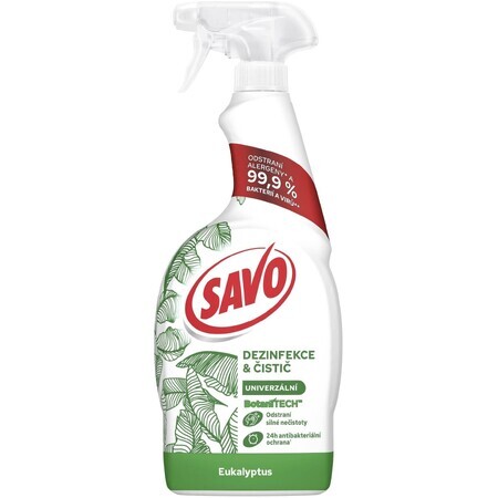 Savo BotaniTech Spray désinfectant et nettoyant 700 ml