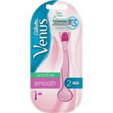 Rasoir Venus Sensitive Smooth + 2 têtes de rasage