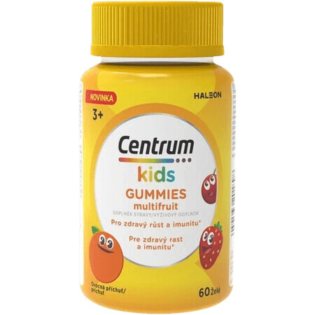 Centrum Kids Gummies multivitamines pour enfants gelée de fruits 60 pcs