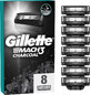 Gillette Mach3 Charcoal t&#234;tes de rasage de remplacement pour hommes 8 pcs