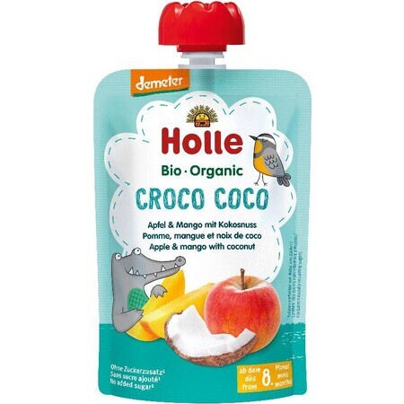 Cápsula Holle Holle Organic Croco Organic Croco Coco - manzana con mango y coco 100 g