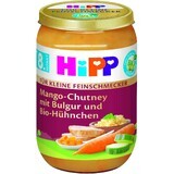 HiPP Organic "Little Gourmet" Chutney de mango con bulgur y pollo y verduras 220 g