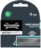 Wilkinson Sword Quattro titanium sensitve titanium Sword Quattro sensitve t&#234;te de remplacement 4 pi&#232;ces