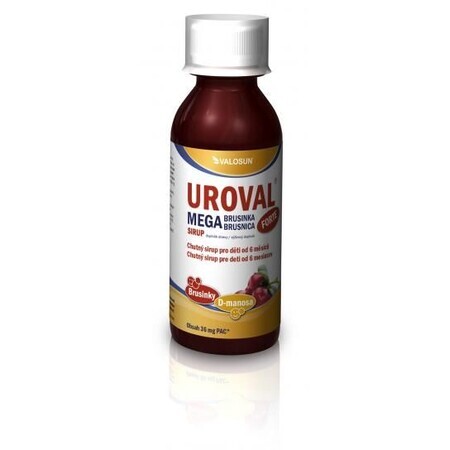 Valosun Walmark UROVAL UROVAL MEGA BRUSNICA FORTE sirop 200 ml