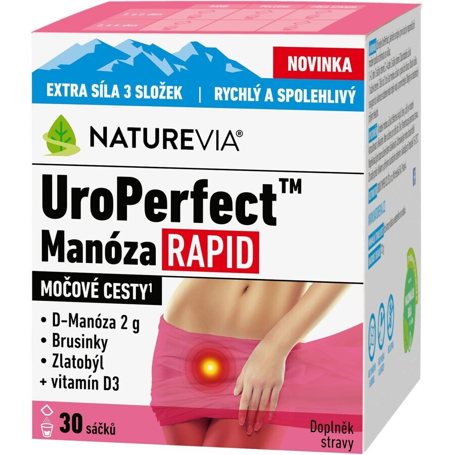 NatureVia UroPerfect UroPerfect Manosa RAPID 30 sobres