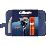 Kit de voyage Gillette ProGlide - rasoir + tête de rasage de remplacement + gel