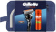 Kit de voyage Gillette ProGlide - rasoir + t&#234;te de rasage de remplacement + gel