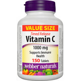 Webber Naturals Vitamine C 1000 mg à libération progressive, 150 comprimés