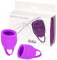 Lola Games Natural Wellness Purple Tulip Menstrual Cup Set 2 pcs