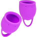 Lola Games Natural Wellness Purple Tulip Menstrual Cup Set 2 pcs