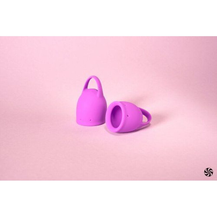 Lola Games Natural Wellness Purple Tulip Menstrual Cup Set 2 pcs