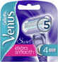 Gillette Venus Swirl Extra Smooth t&#234;tes de remplacement 4 pcs