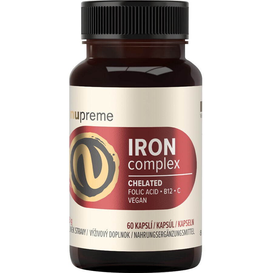 Nupreme Iron Chelate 60 gélules