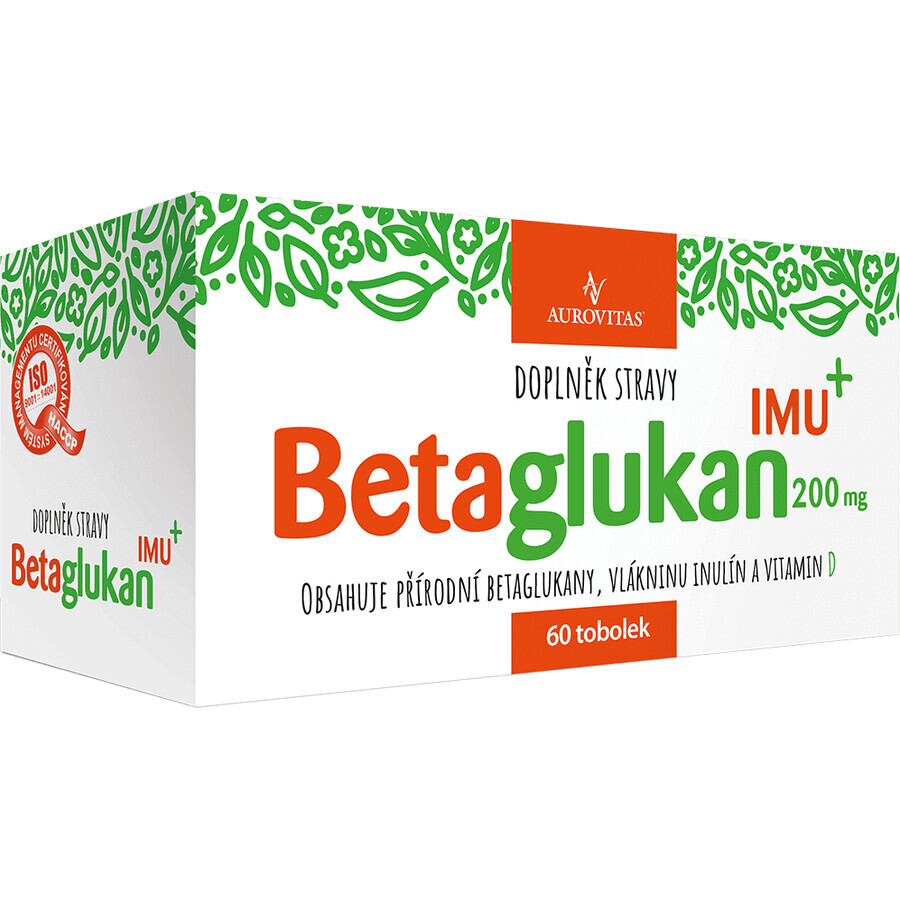 Betaglucan IMU 200 mg 60 gélules