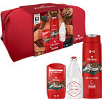 Old Spice Lumberjack cosmetic set - solid deodorant + shower gel + aftershave