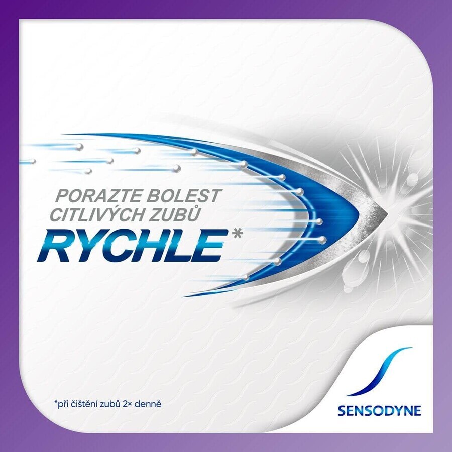 Sensodyne Rapid Relief Dentifrice blanchissant rapide 3 x 75 ml