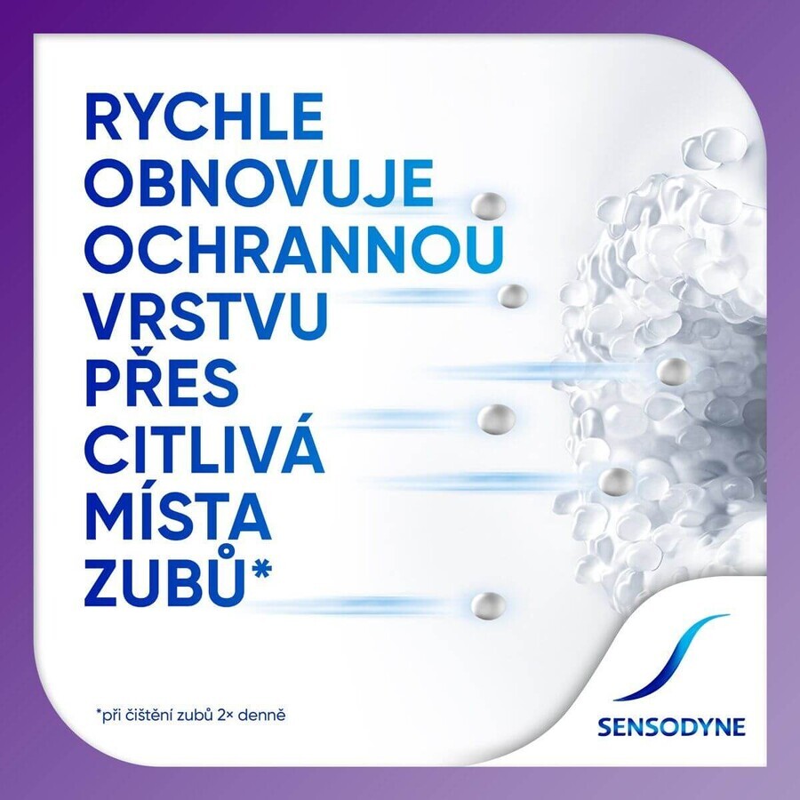 Sensodyne Rapid Relief Dentifrice blanchissant rapide 3 x 75 ml