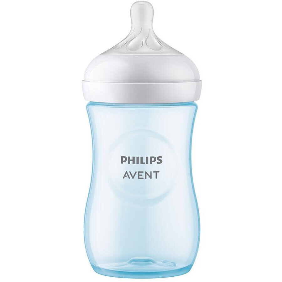 Philips Avent Natural Response Sticle 260ml, 1m+ albastru