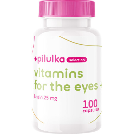 Pill Selection Vitaminas para los ojos con luteína 25 mg 100 cápsulas