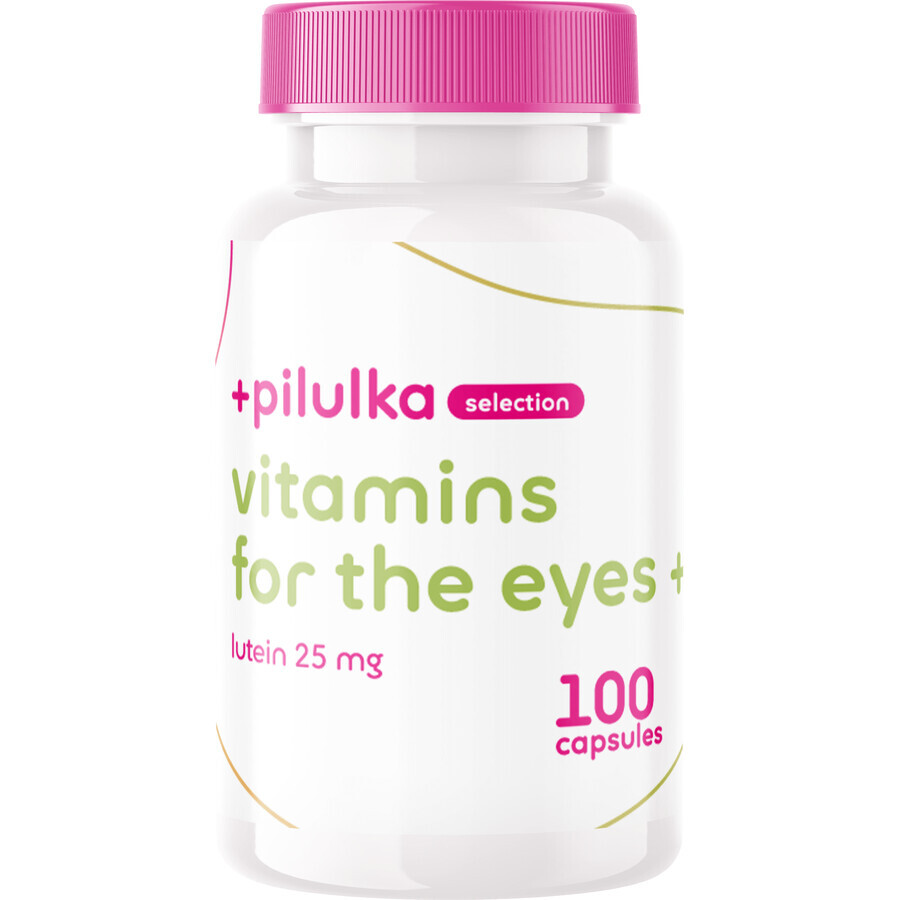 Pill Selection Vitaminas para los ojos con luteína 25 mg 100 cápsulas