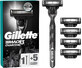 Rasoir pour homme Gillette Mach3 Charcoal + 5 t&#234;tes de rasage