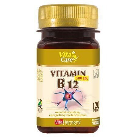 VitaHarmony Vitamina B12 efect imediat 120 comprimate