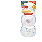 Nuk Soother Star Day & Night 0-6 m 2 pcs