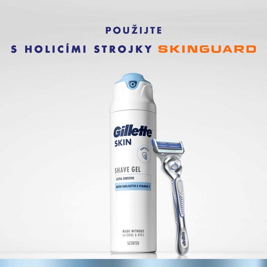 Gel de afeitar Gillette Skin Ultra Sensitive 200 ml