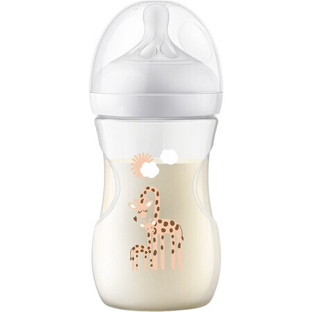 Philips Avent Natural Response Flasche 260ml, 1m+ Giraffe