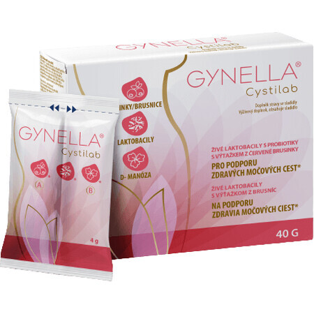 Gynella Cystilab sachet de deux pièces 10 x 4 g