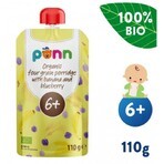 Salvest Põnn Banane bio avec myrtilles et flocons de céréales 110 g