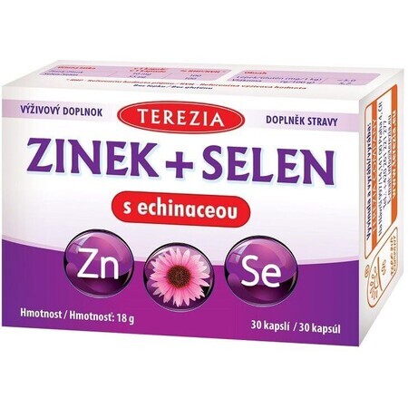 Terezia Zinc + Selenium with Echinacea 30 capsules