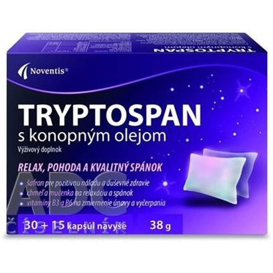 Noventis Tryptospan à l'huile de chanvre 45 gélules