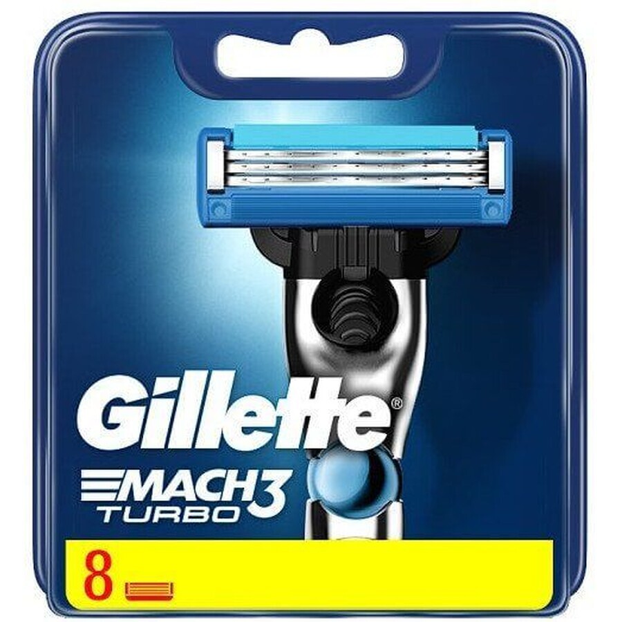 Têtes de remplacement Gillette Mach3 Turbo 8 pièces