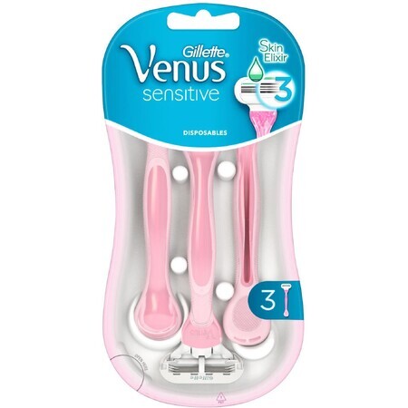 Gillette Venus Venus Sensitive Maquinilla de afeitar desechable 3 piezas