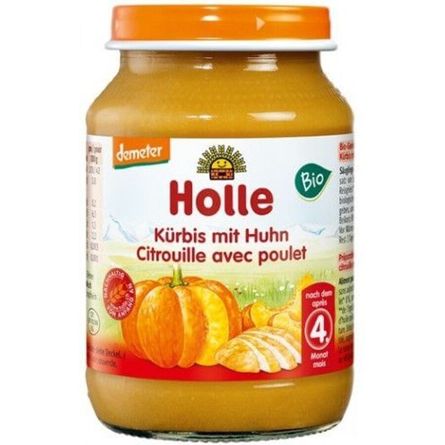 Holle gustare organică pentru copii Dovleac cu pui 190 g