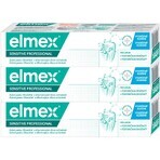 Elmex Sensitive Professional Dentifrice blanchissant doux pour dents sensibles 3 x 75 ml