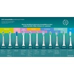 Philips Sonicare Premium Plaque Defence HX9044/17 Capuchon de remplacement 4 pièces